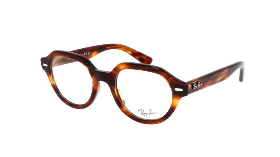 Occhiali da vista Ray-Ban Gina RX7214 RB7214 2144 49-20 Striped Havana in stock