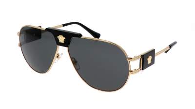 Occhiali da sole Versace Aviateur projet special VE2252 1002/87 63-12 Oro in stock