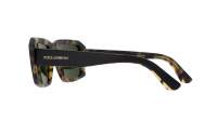 Dolce & Gabbana Lusso sartoriale DG4430 3404/71 54-20 Matte Black On Yellow Havana
