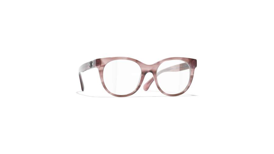 Lunettes de vue CHANEL CH3450B 1737 51-19 Pink Havana en stock