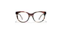 CHANEL CH3450B 1727 51-19 Grey brown striped
