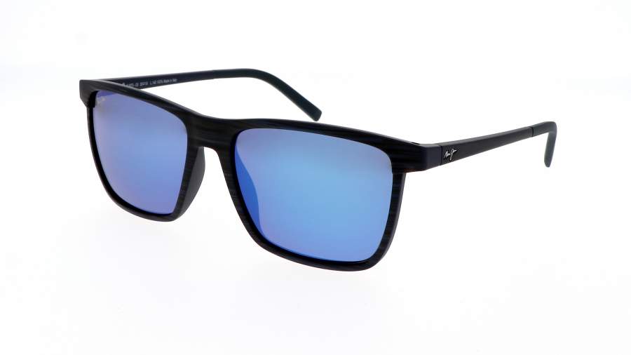 Lunettes de soleil Maui Jim One way B875-03 55-18 Dark Navy Stripe en stock