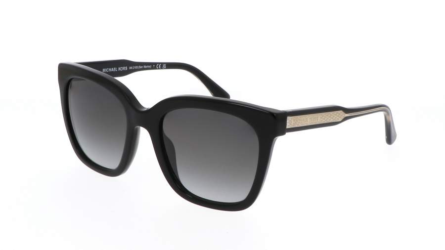 Sonnenbrille Michael kors San marino MK2163 30058G 52-19 Schwarz auf Lager