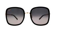 Maui Jim Pua GS865-02 55-21 Black and Gold