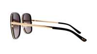 Maui Jim Pua GS865-02 55-21 Black and Gold
