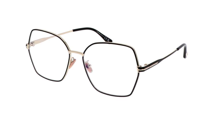 Brille Tom Ford FT5876-B/V 032 56-16 Schwarz auf Lager