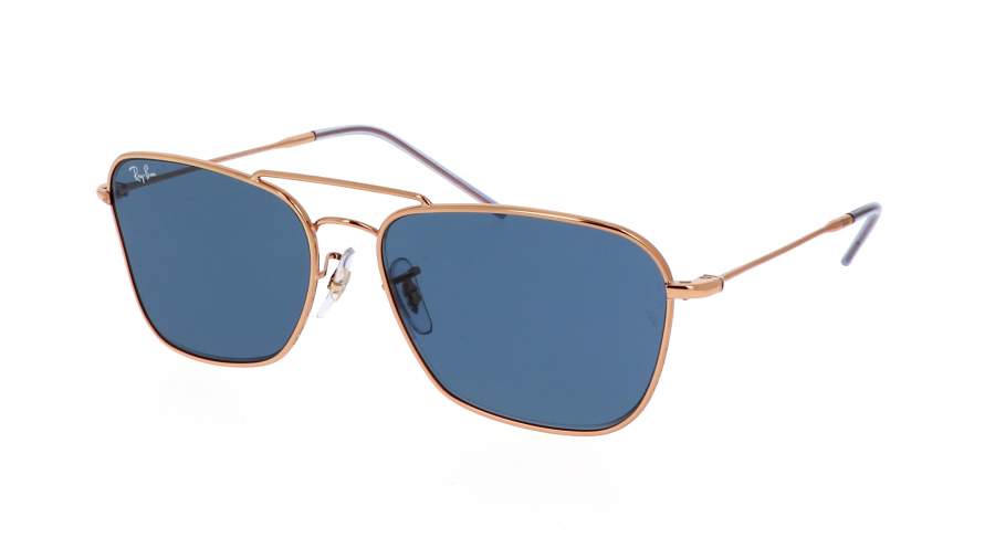Occhiali da sole Ray-Ban Caravan Reverse RBR0102S 9202/3A 58-15 Rose Gold in stock