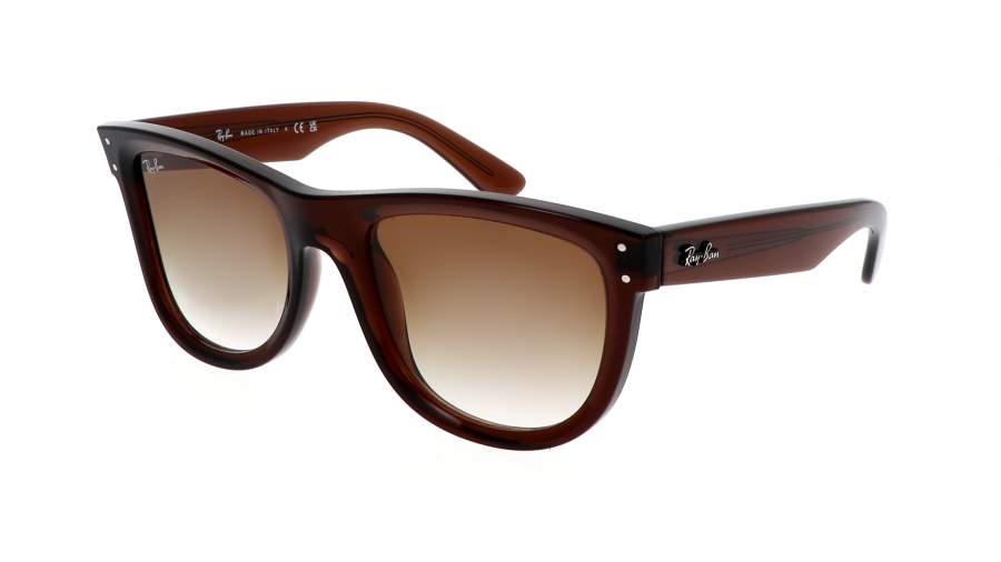 Occhiali da sole Ray-Ban Wayfarer Reverse RBR0502S 6709/CB 53-20 Transparent Brown in stock