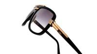 Cazal 8037 001 61-15 Black Gold