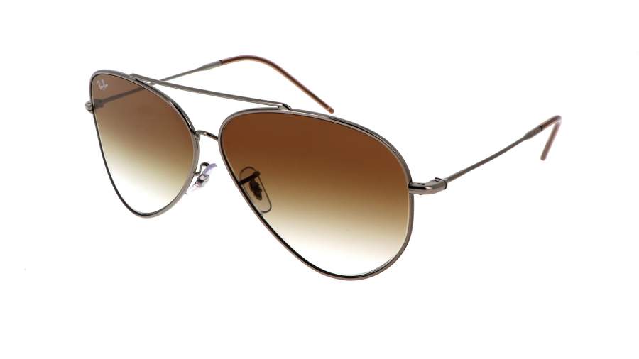 Occhiali da sole Ray-Ban Aviator Reverse RBR0101S 004/CB 62-11 Gun metal in stock