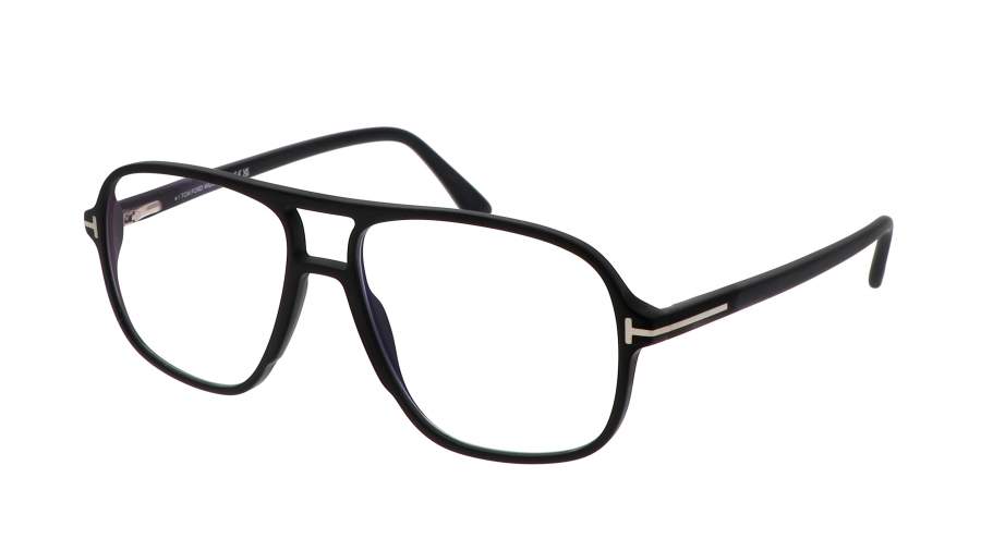 Brille Tom Ford FT5737-B/V 002 56-15 Schwarz auf Lager