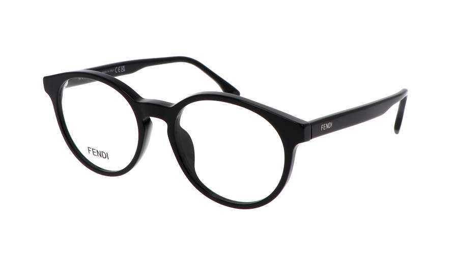 Brille FENDI FE50031I 001 52-18 Schwarz auf Lager