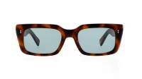 Garrett Leight Gl 3030 2126 SPBRNSH/SFVVG 49-21 Spotted Brown Shell