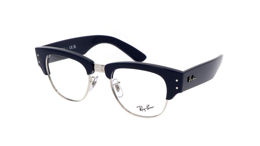 Occhiali da vista Ray-Ban Mega clubmaster RX0316V RB0316V 8231 50-21 Blue on silver in stock