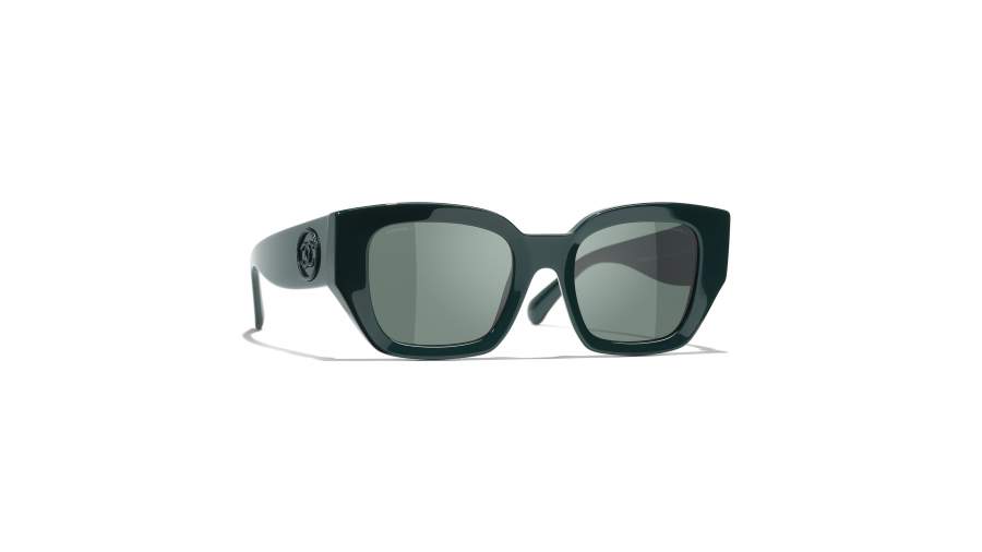 Sonnenbrille CHANEL CH5506 14593H 51-21 Grün auf Lager