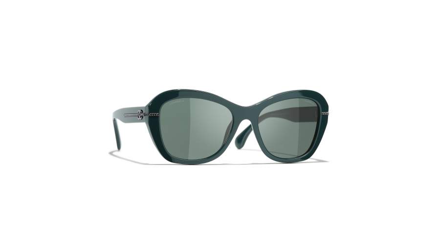 Occhiali da sole CHANEL CH5510 14593H 55-18 Verde in stock
