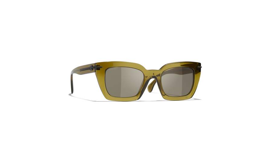 Occhiali da sole CHANEL CH5509 1742/3 51-22 Olive in stock