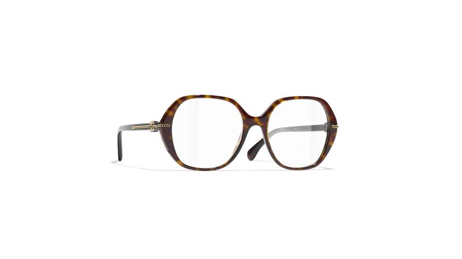 Lunettes de vue CHANEL CH3458 C714 52-18 Dark havana en stock