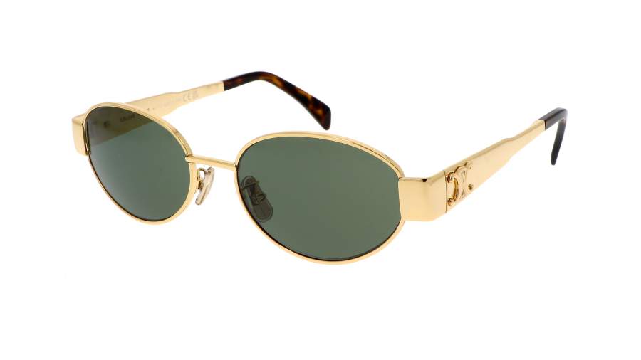 Occhiali da sole CELINE Triomphe metal 01 CL40235U 30N 54-18 Oro in stock