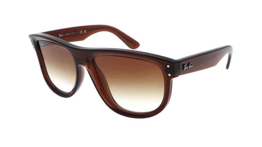 Occhiali da sole Ray-Ban Boyfriend Reverse RBR0501S 6709/CB 56-18 Transparent Brown in stock