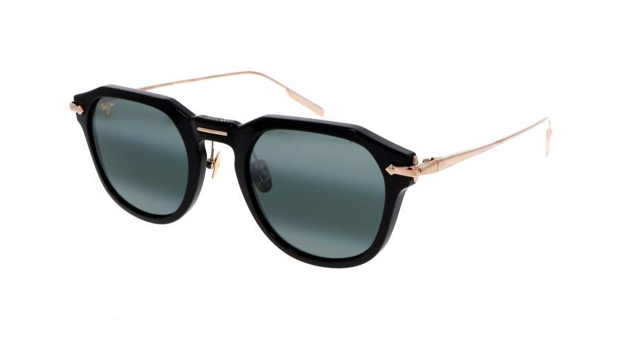 Sonnenbrille Maui Jim Alika 837-02 49-24 Schwarz auf Lager