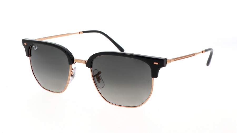 Occhiali da sole Ray-Ban New clubmaster RB4416 6720/71 51-20 Dark grey on rose gold in stock