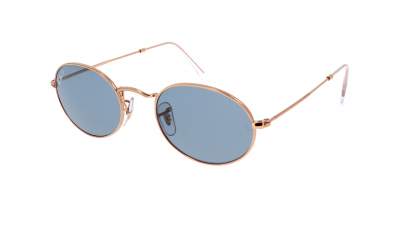 Ray-Ban Oval RB3547 9202/S2 51-21 Rose Gold
