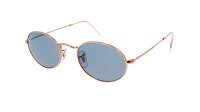 Ray-Ban Oval RB3547 9202/S2 51-21 Rose Gold