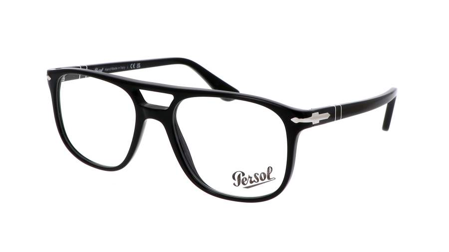Brille Persol Greta PO3329V 95 54-18 Schwarz auf Lager