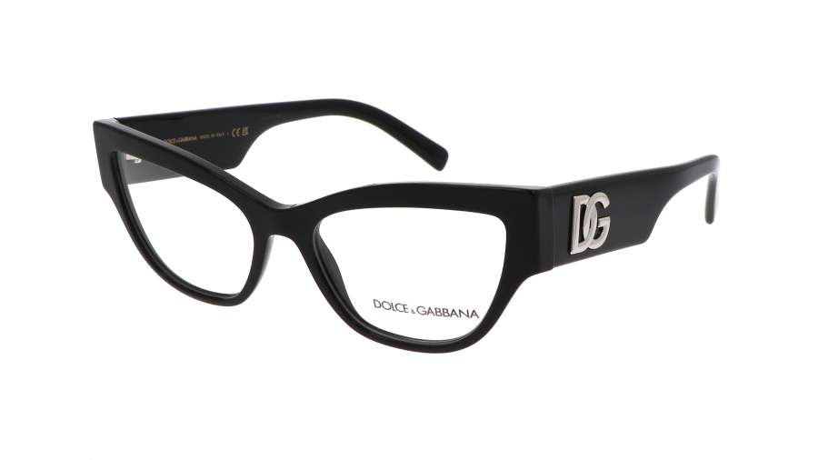 Brille Dolce & Gabbana DG3378 501 53-17 Schwarz auf Lager