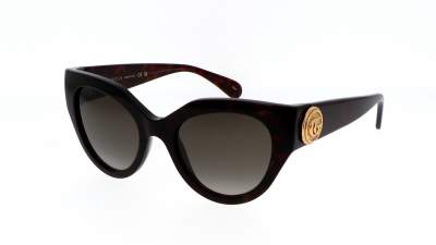 Gucci Gucci logo GG1408S 003 52-21 Havana Brown