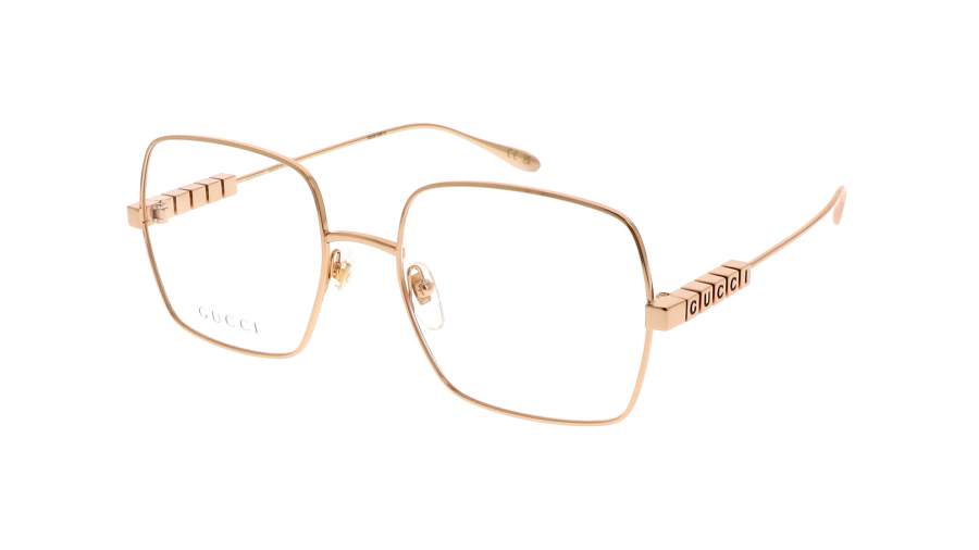 Occhiali da vista Gucci Lettering GG1434O 002 55-19 Gold in stock