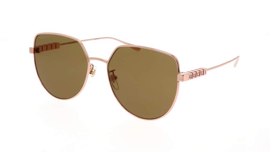 Lunettes de soleil Gucci Lettering GG1435SA 002 58-17 Gold en stock