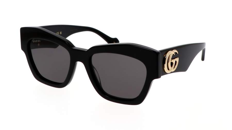 Occhiali da sole Gucci Gucci logo GG1422S 001 55-19 Nero in stock