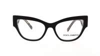 Dolce & Gabbana DG3378 3299 53-17 Black On Leo Brown