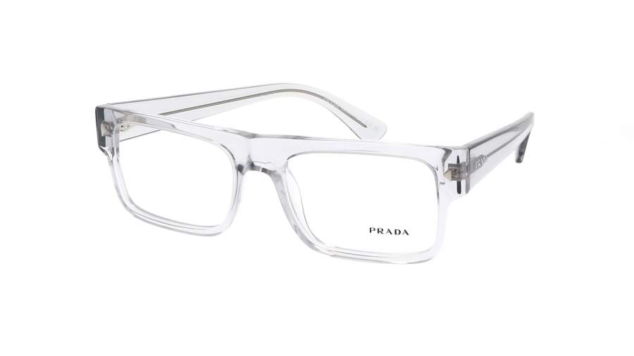 Occhiali da vista Prada PR A01V 17P1O1 57-19 Transparent grey in stock