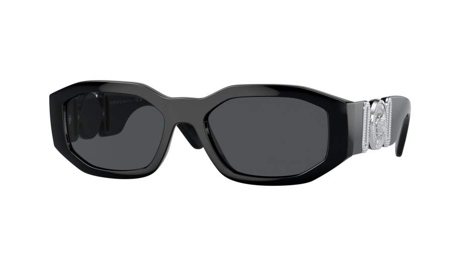 Sonnenbrille Versace Medusa biggie VE4361 542287 53-18 Schwarz auf Lager