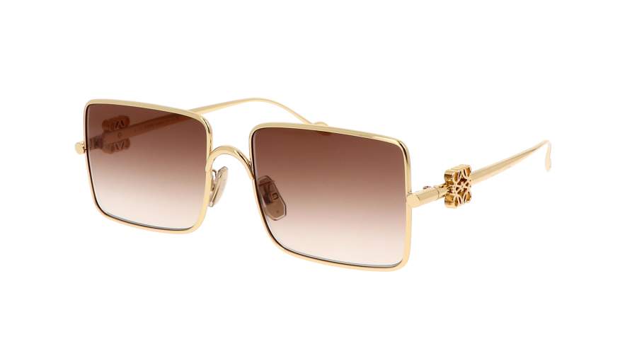 Occhiali da sole Loewe Anagram LW40106U 30F 56-17 Oro in stock