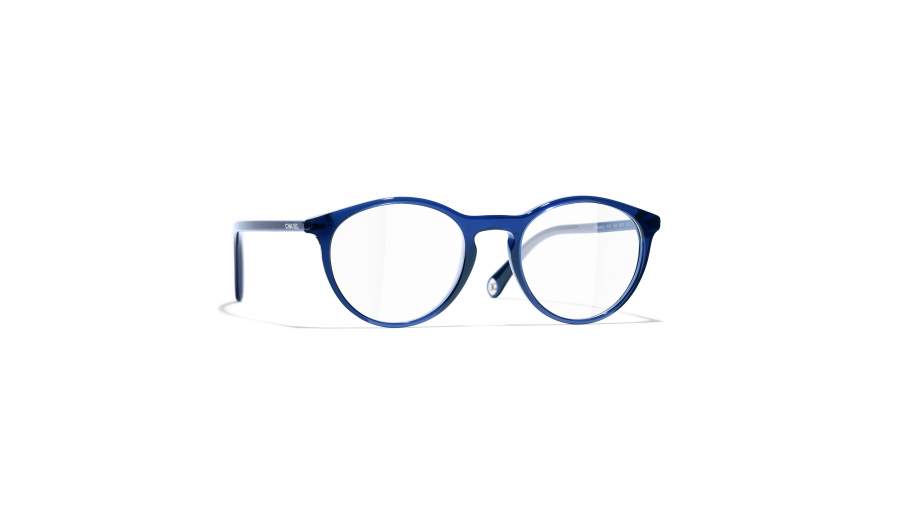 Occhiali da vista CHANEL Signature CH3413 C503 51-19 Blu in stock
