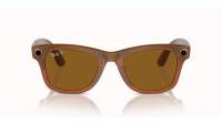 Ray-Ban Meta wayfarer RW4006 670683 50-22 Shiny Caramel