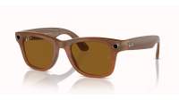 Ray-Ban Meta wayfarer RW4006 670683 50-22 Shiny Caramel