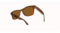 Ray-Ban Meta wayfarer RW4006 670683 50-22 Shiny Caramel