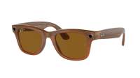 Ray-Ban Meta wayfarer RW4006 670683 50-22 Shiny Caramel
