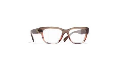 Lunettes de vue CHANEL CH3455 1744 52-18 Brown Gradient Orange en stock