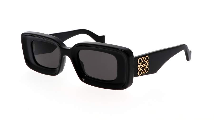 Occhiali da sole Loewe Rectangular LW40101I 01A 46-22 Nero in stock
