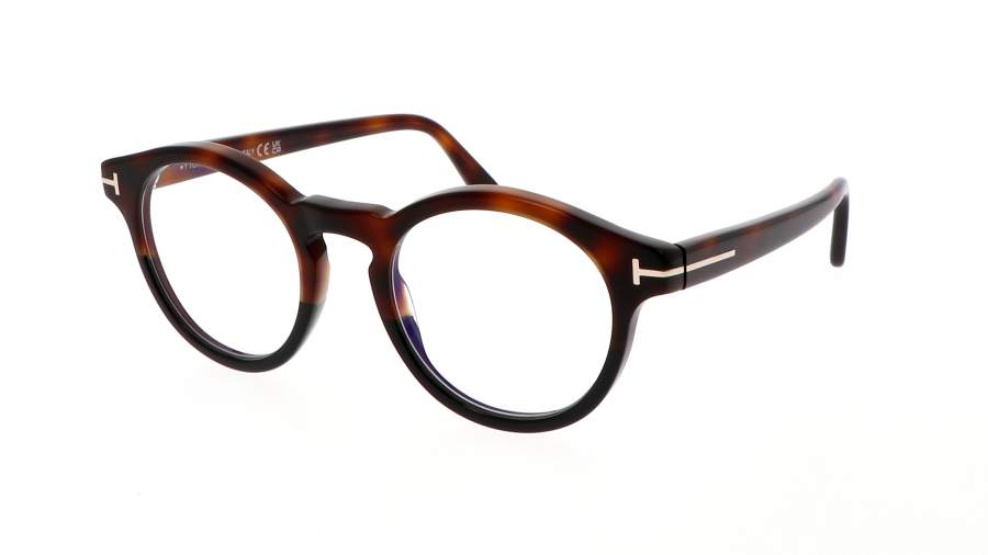 Lunettes de vue Tom Ford FT5887-B/V 005 49-21 Écaille en stock