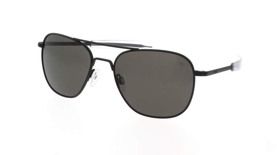 Occhiali da sole Randolph Aviator AF118 58-20 Nero in stock