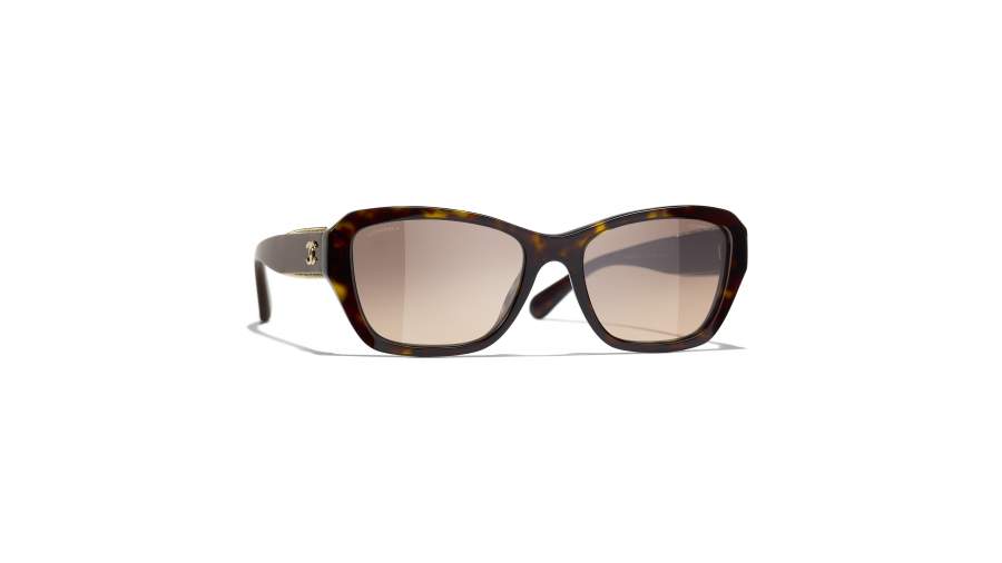 Occhiali da sole CHANEL CH5516 C714/51 56-17 Dark havana in stock