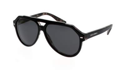 Occhiali da sole Dolce & Gabbana DG4452 3403/87 60-13 Black On Grey Havana in stock