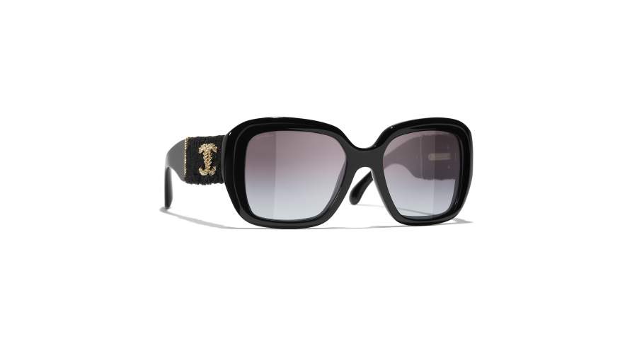 Sonnenbrille CHANEL CH5512 C622/S6 55-19 Schwarz auf Lager